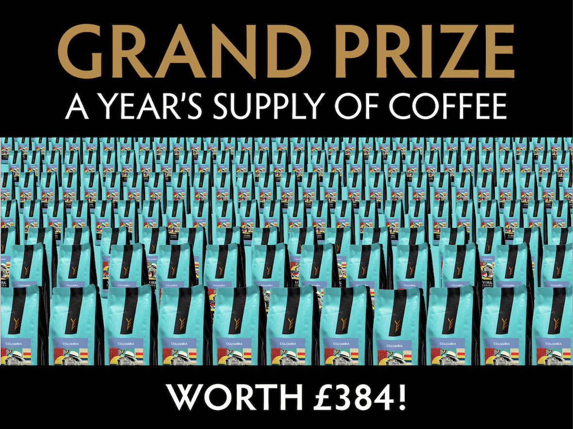 York Emporium Coffee Giveaway - a Year's Supply