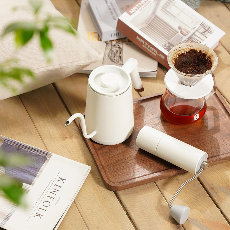 TIMEMORE FISH SMART ELECTRIC POUR OVER KETTLE - WHITE 600ML