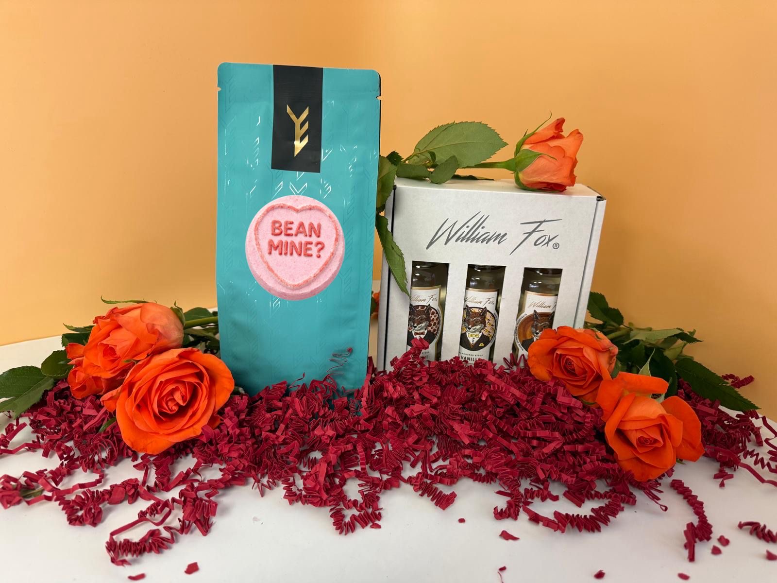 Bean Mine Valentines Coffee Syrup Gift Set