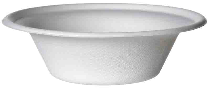 Bagasse Bowl Round (355ml/12oz) White